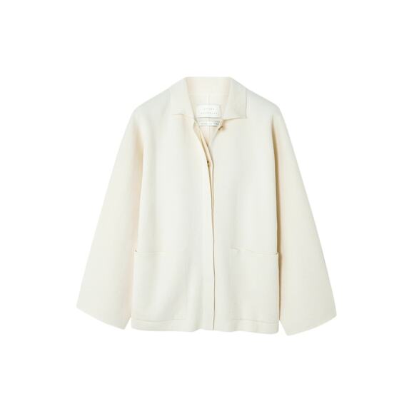 Lauren 'Manoogian' Cream Cotton Oversized Jacket Size 1 - Picture 1 of 5